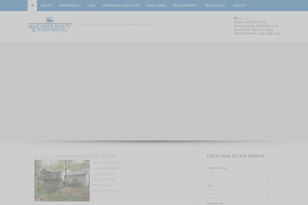 Realto theme site design template sample