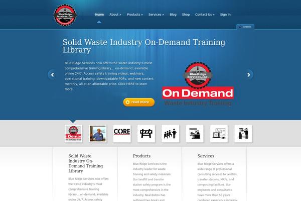 WordPress website example screenshot