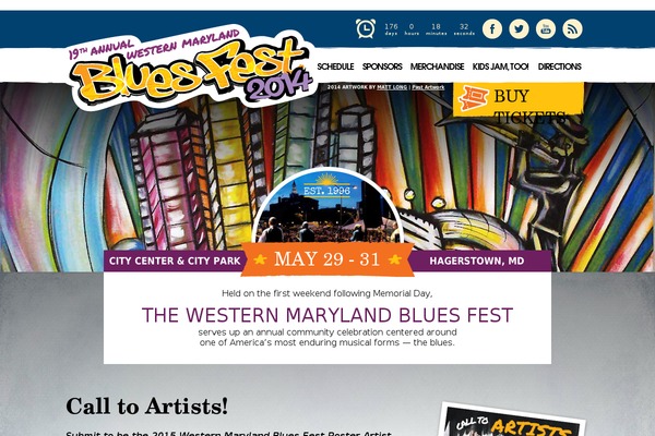 blues-fest.org site used Bluesfest-theme-2014