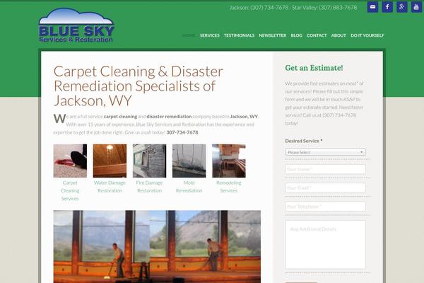 Going Green Pro theme site design template sample