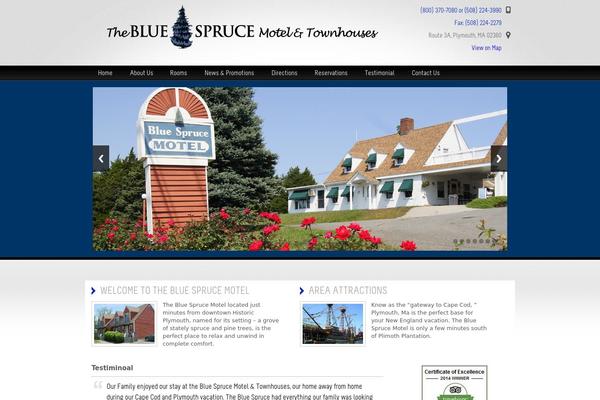 bluespruce-motel.com site used Bluespruce