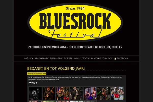 bluesrockfestival.nl site used Bluesrockfestival