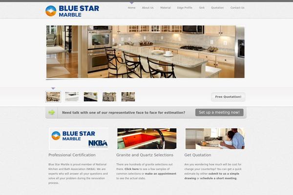 bluestarmarble.com site used Bluestar