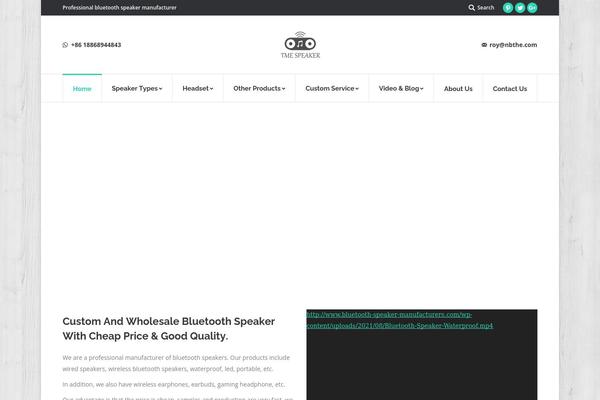 The7 theme site design template sample