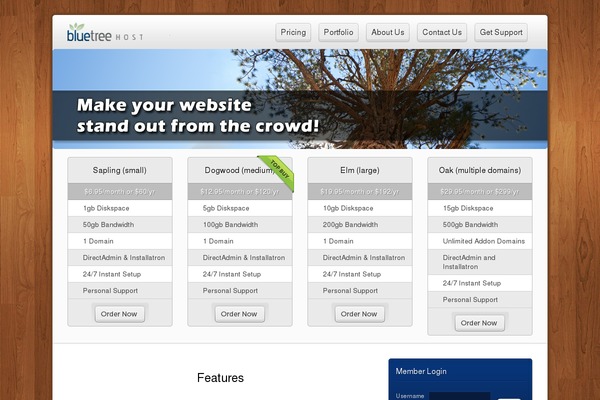 bluetreehost.com site used Bluetree