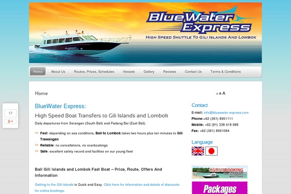 bluewater-express.com site used Mountain-child