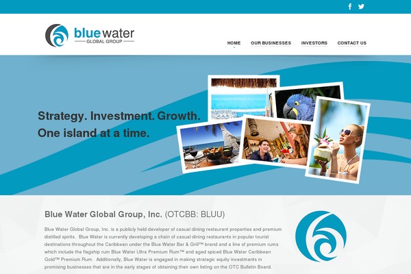 bluewaterglobalgroup.com site used Kickstart