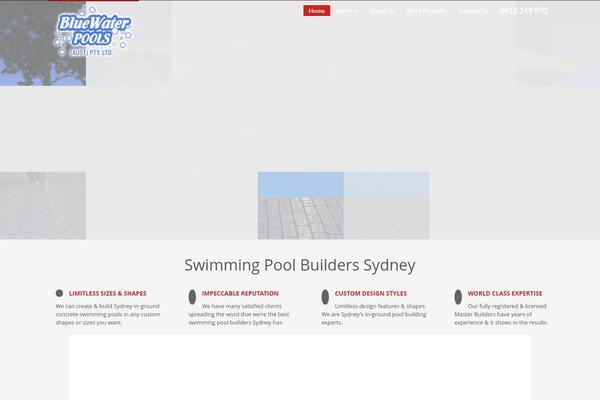 bluewaterpools.com.au site used Kallchild
