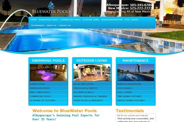 bluewaterpoolsnm.com site used Bwp