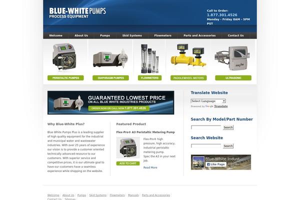 bluewhitepump.com site used Bluewhitepumps