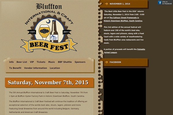 blufftonbeerfest.com site used Deviant