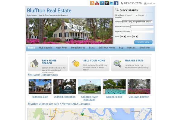 blufftonrealestate.com site used Tribus