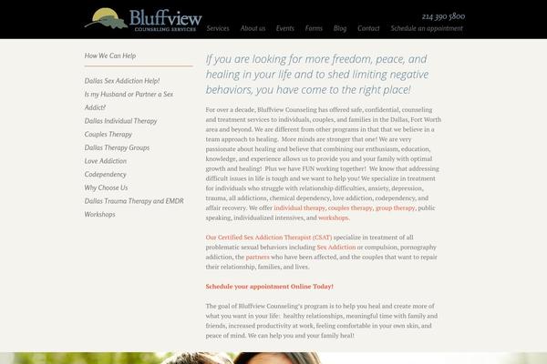 bluffviewcounseling.com site used Bluffview