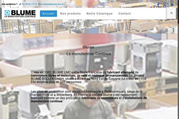 blume-lmc.fr site used Blume
