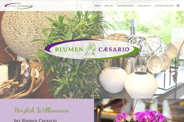 Rosebud theme site design template sample