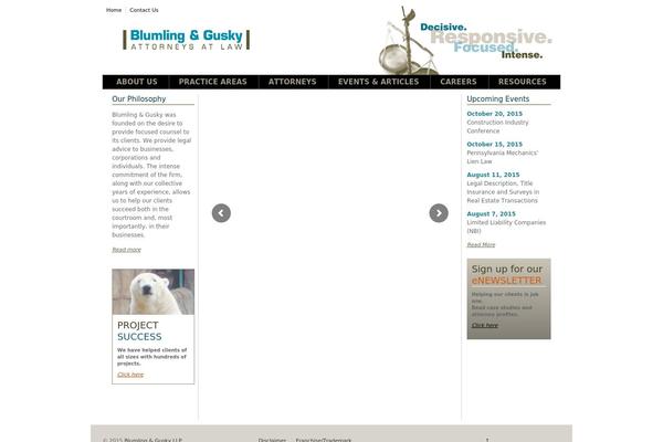 WordPress website example screenshot