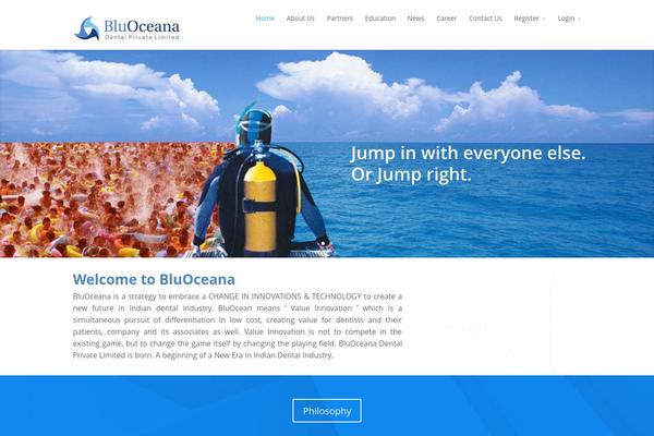 WordPress website example screenshot