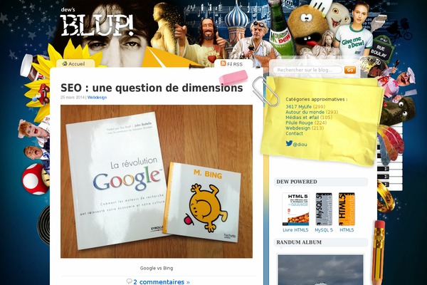 blup.fr site used Blup