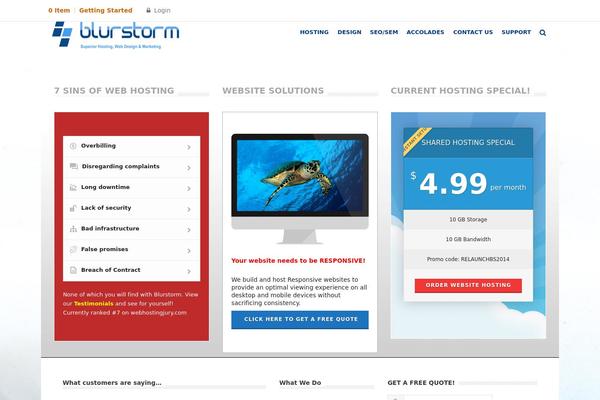 Jupiter theme site design template sample
