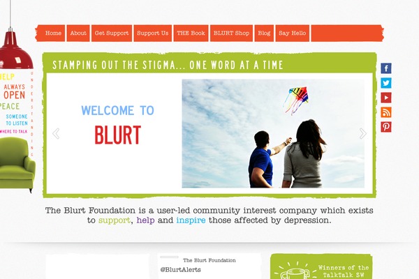 blurtitout.org site used Blurtitout