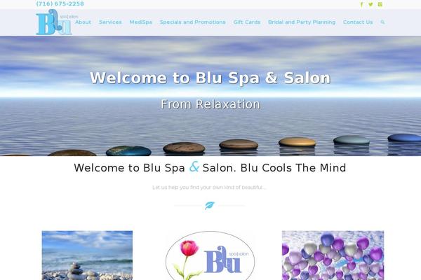 bluspaandsalon.com site used Bluespa-child