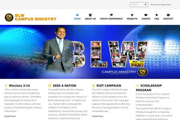 blwcampusministry.org site used Roen