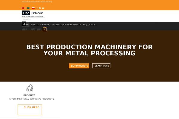 Flatsome theme site design template sample