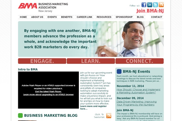 Bma theme site design template sample