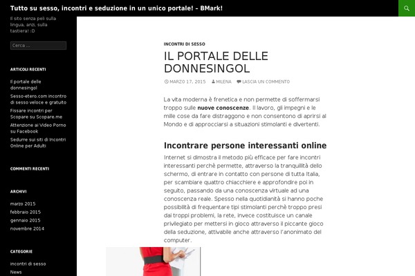 WordPress website example screenshot