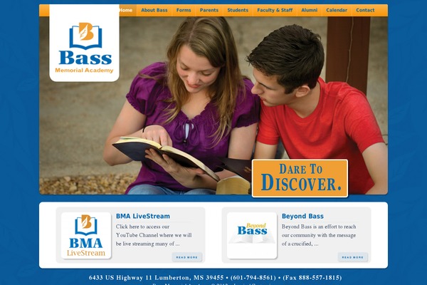 WordPress website example screenshot