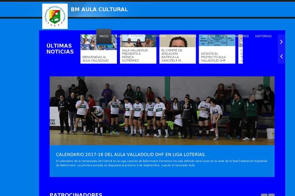 bmaula.es site used Soccer-theme