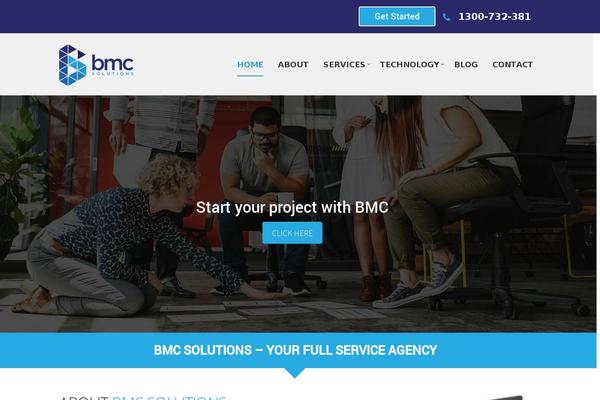 Bmc theme site design template sample