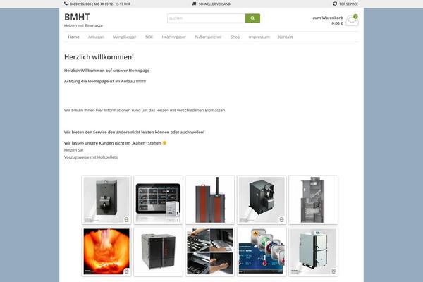 Storefront theme site design template sample
