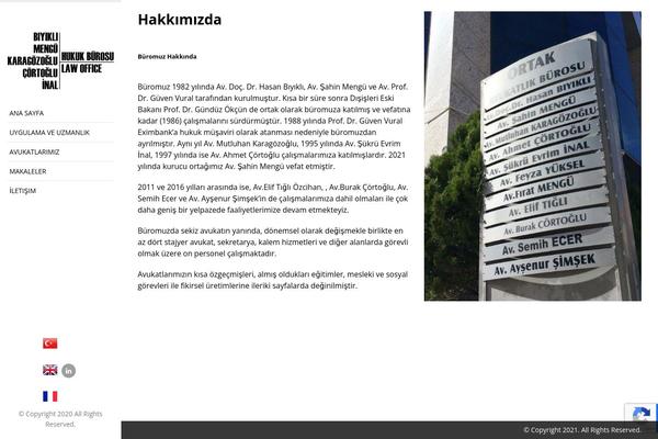WordPress website example screenshot