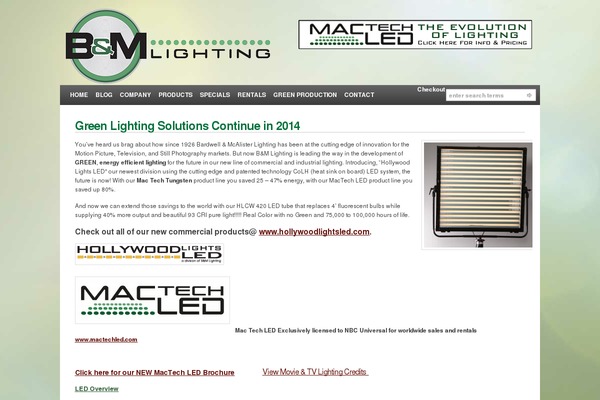 bmlighting.com site used Wp-sublime-dev