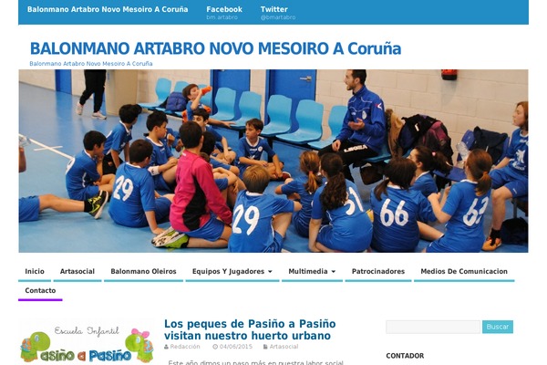 MesoColumn theme site design template sample