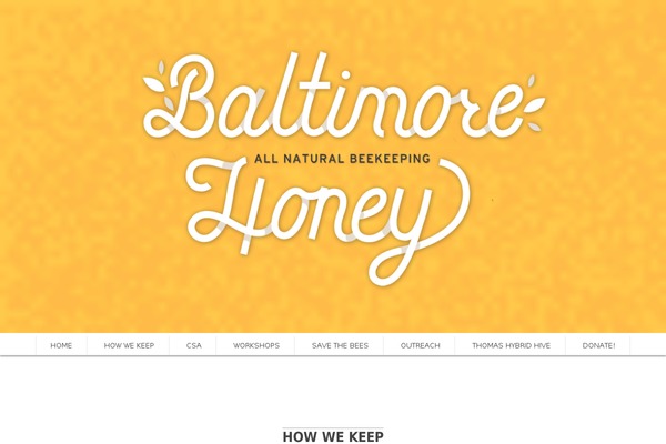 bmorehoney.org site used Scrn