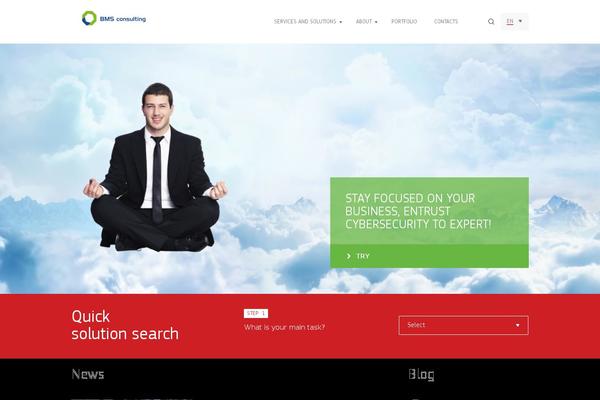 Bms theme site design template sample