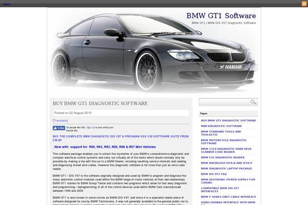 bmw_m6 theme websites examples