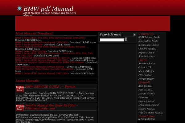 bmwpdfmanual.com site used Anista