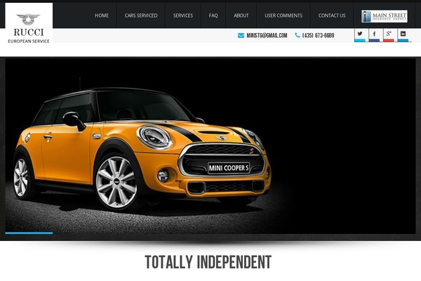 WordPress website example screenshot