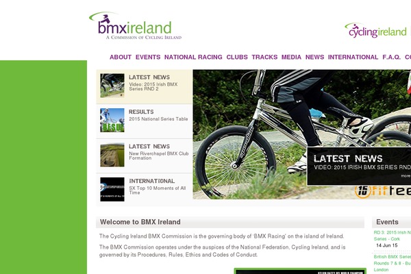 bmxireland.ie site used Bmx-ireland
