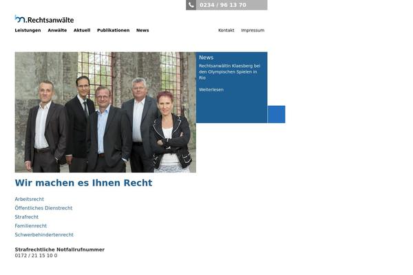 WordPress website example screenshot