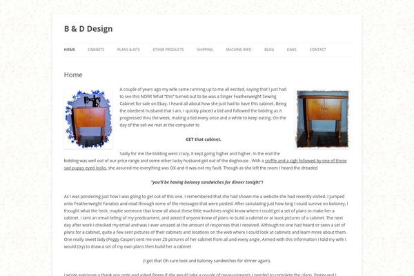 WordPress website example screenshot
