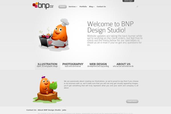 bnpdesignstudio.com site used Nova-child