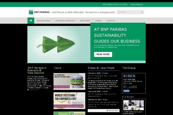bnpparibas.com.au site used Bnp Paribas World