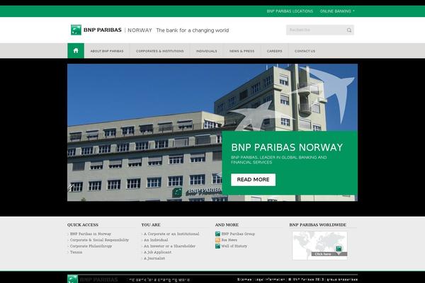 Bnp Paribas World theme site design template sample