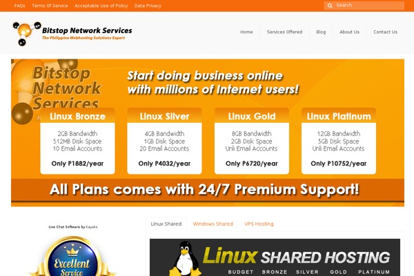 WordPress website example screenshot