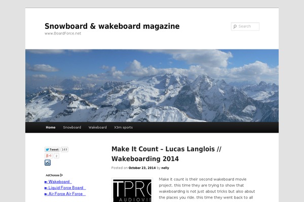 Twenty Eleven theme site design template sample