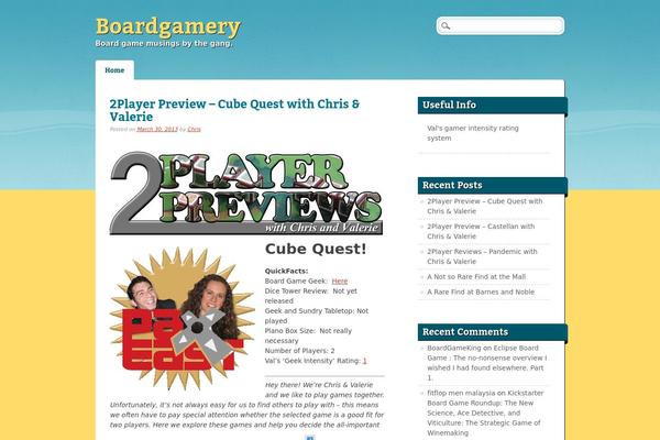Citizen Journal theme site design template sample
